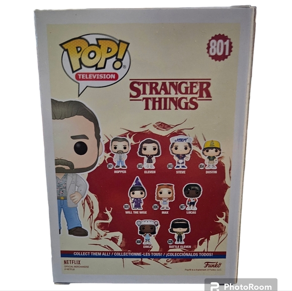 Funko Pop Stranger Things Hopper #801 - Picture 5 of 5